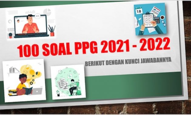 latihan soal ppg 2022